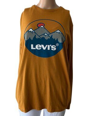 Levi's Long Sleeve Snow Capped Mountain T-Shirt